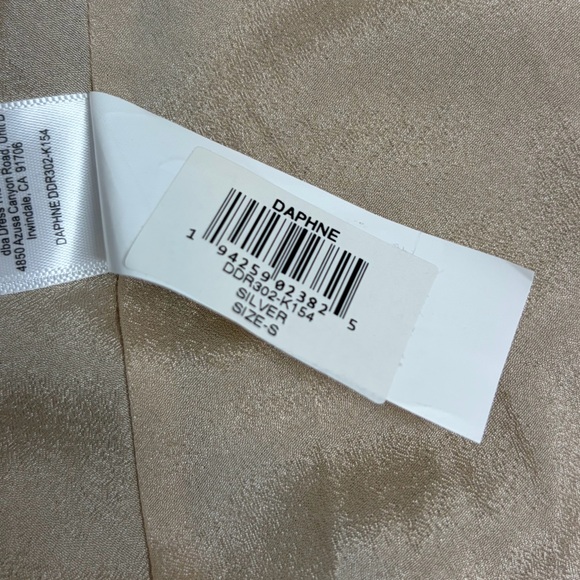 Dress the Population Metallic Long Sleeve Dress Size S - Picture 15 of 15